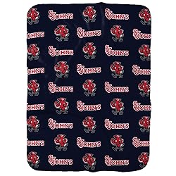 St. Johns University Logo Pattern Sherpa