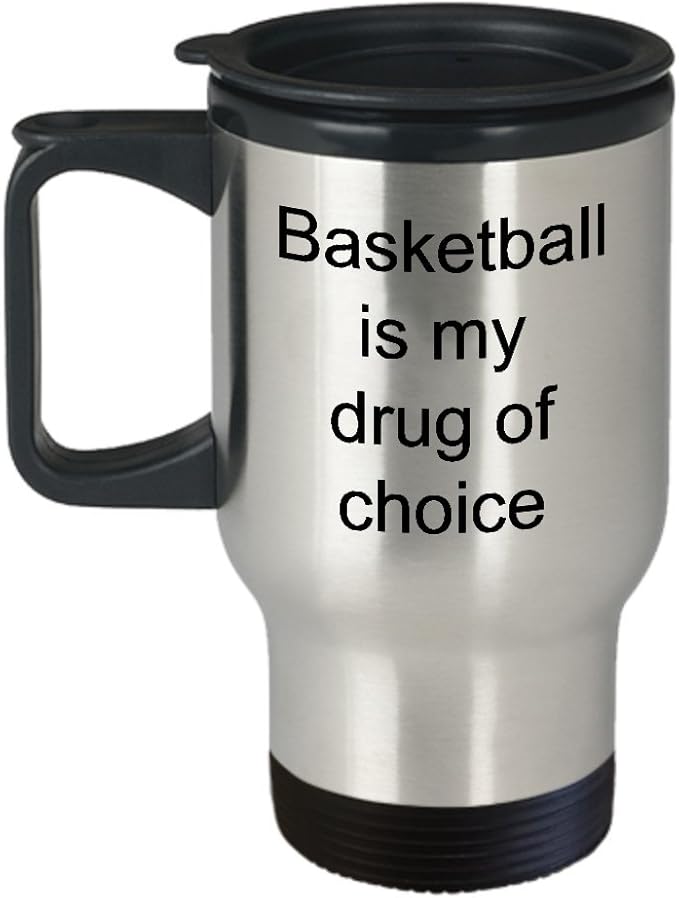 Basketball coach mug, Basketball is my drug of choice
