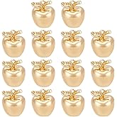 BENECREAT Real 18K Gold Plated Pendant, Fruit Plant Heart Zirconia Crystal Brass Charm for Wedding Earrings Necklace Making