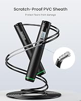 RENPHO Smart Jump Rope with Counter Adjustable Cordless Rope Fitness App Data view 4