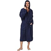 FashGudim Mens Luxury Waffle Robe Ultra Soft Lightweight Shower Spa Bathrobe