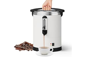 12L/3.2 Gal Double Wall Commerical Coffee Maker - 80 Cups Large Capacity Coffee Urn for Buffet Catering Wedding Gathering - S