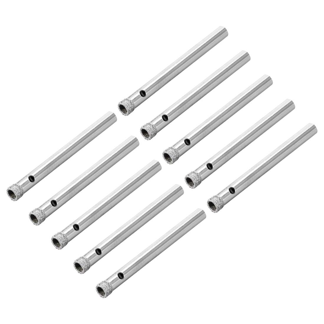 sourcing map 5mm Diamond Drill Bits Hole Saws for Glass Tile Porcelain Marble Ceramic Bottles Pots Brick Pack of 10