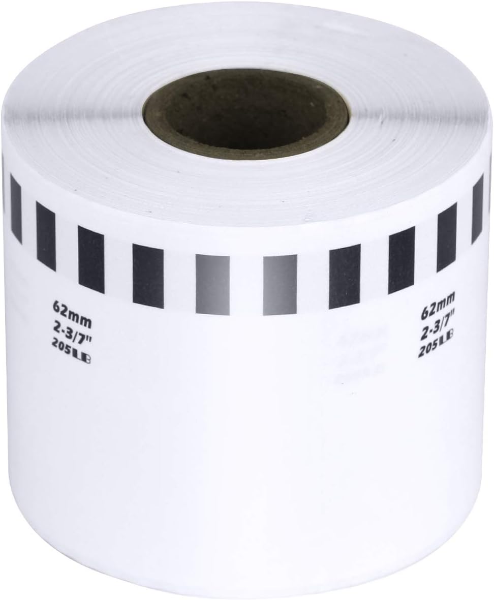 Batrical Continous-Form Labels 2 Rolls(2.4 Inch X100ft) : Office Products