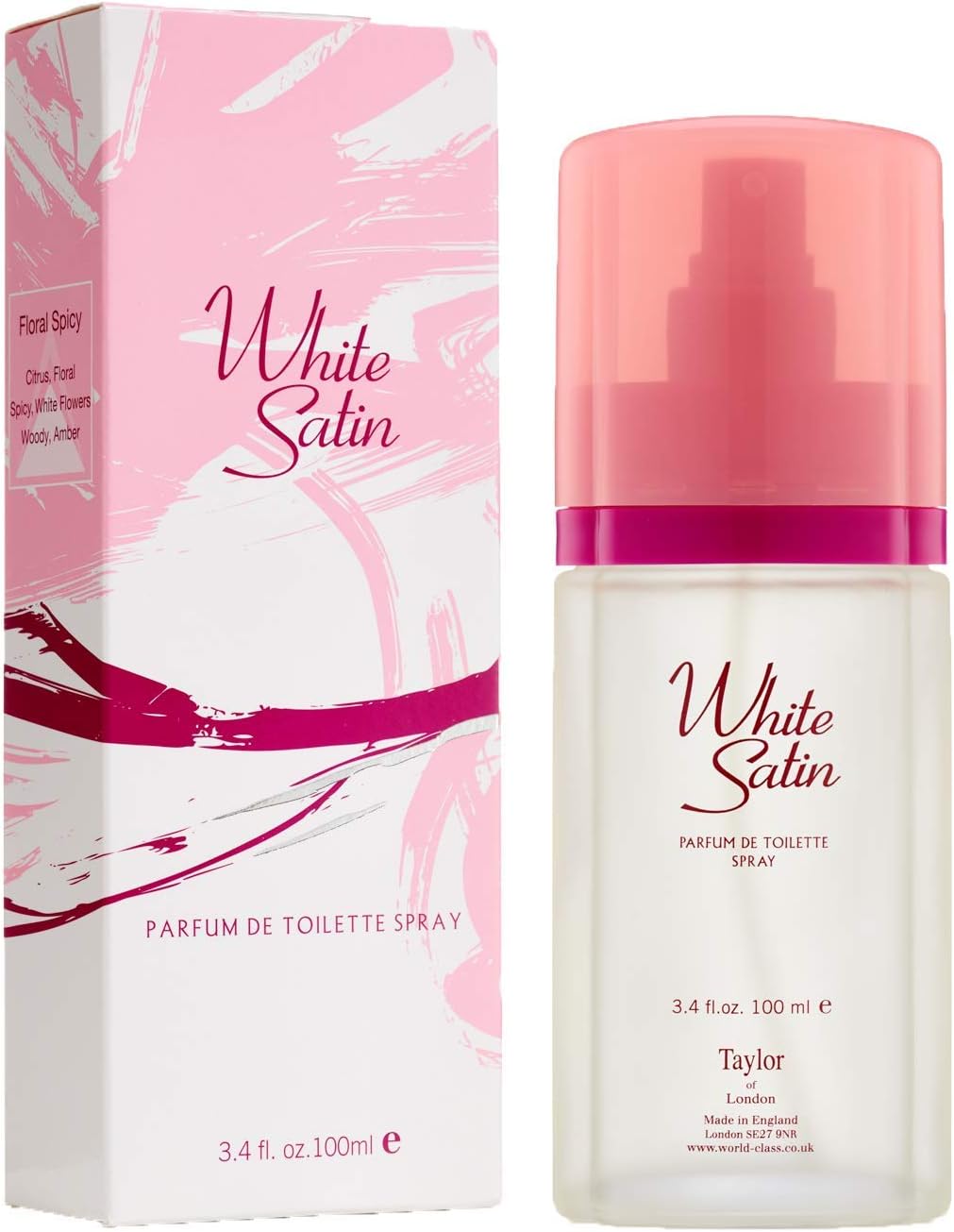 Title - Taylor of London - White Satin Fragrance for Women- 100ml Parfum De Toilette, by Milton-Lloyd, 100 ml (Pack of 1)