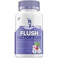 Indelo Flush Factor Plus Capsule Supplement – Factor Flush Plus Pills Natural Formula, Plus Factor Flush Supplement Reviews, (1 Pack – 60 Capsules)