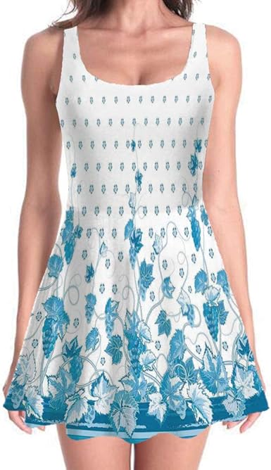 white skater dress amazon