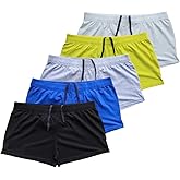 Muscle Alive Mens Bodybuilding Shorts 3" Inseam Cotton