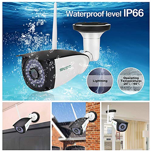 image for 5MP Outdoor Security Camera, SV3C WiFi Wireless 5 Megapixels HD Night 