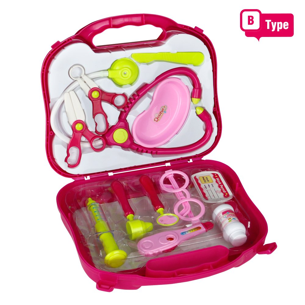 Valigetta del Dottore Kit Medico Gioco imitazione Regalo di Compleanno e Natale per Ragazzi e Ragazze 3+