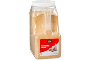 Club House Granulated Garlic, 3.2 kg - Made for Chefs, Granulated Garlic, Made of Premium, Coarse-Ground Garlic for Rubs and 