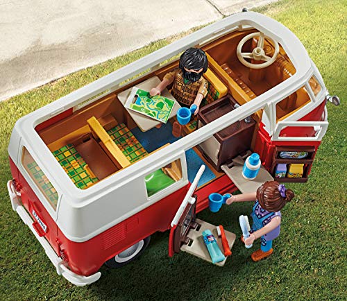 PLAYMOBIL Volkswagen 70176 T1 Camping Bus, Für Kinder ab 5 Jahren – Bild 5