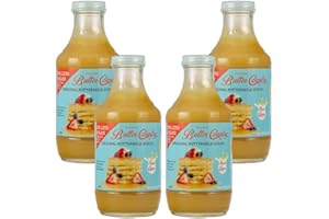 UNCLE BOB'S BUTTER COUNTRY Butter Country Buttermilk Syrup Original Flavor - 4 x 16 Oz - Perfect for Holiday Breakfasts