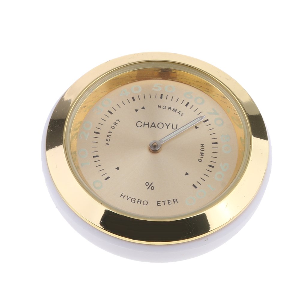 4cm 4 4 Schwarz perfk Mini Auto Thermometer Temperaturanzeige Hygrometer