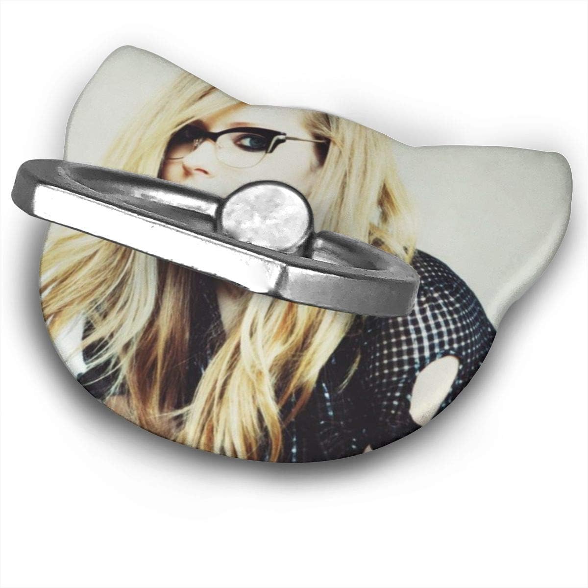 Amazon Avril Lavigne アヴリル ラヴィーン スマホリング ホールドリング 薄型 キャラクター 360回転 落下防止 片手操作 猫耳形 ホールドリング 通販