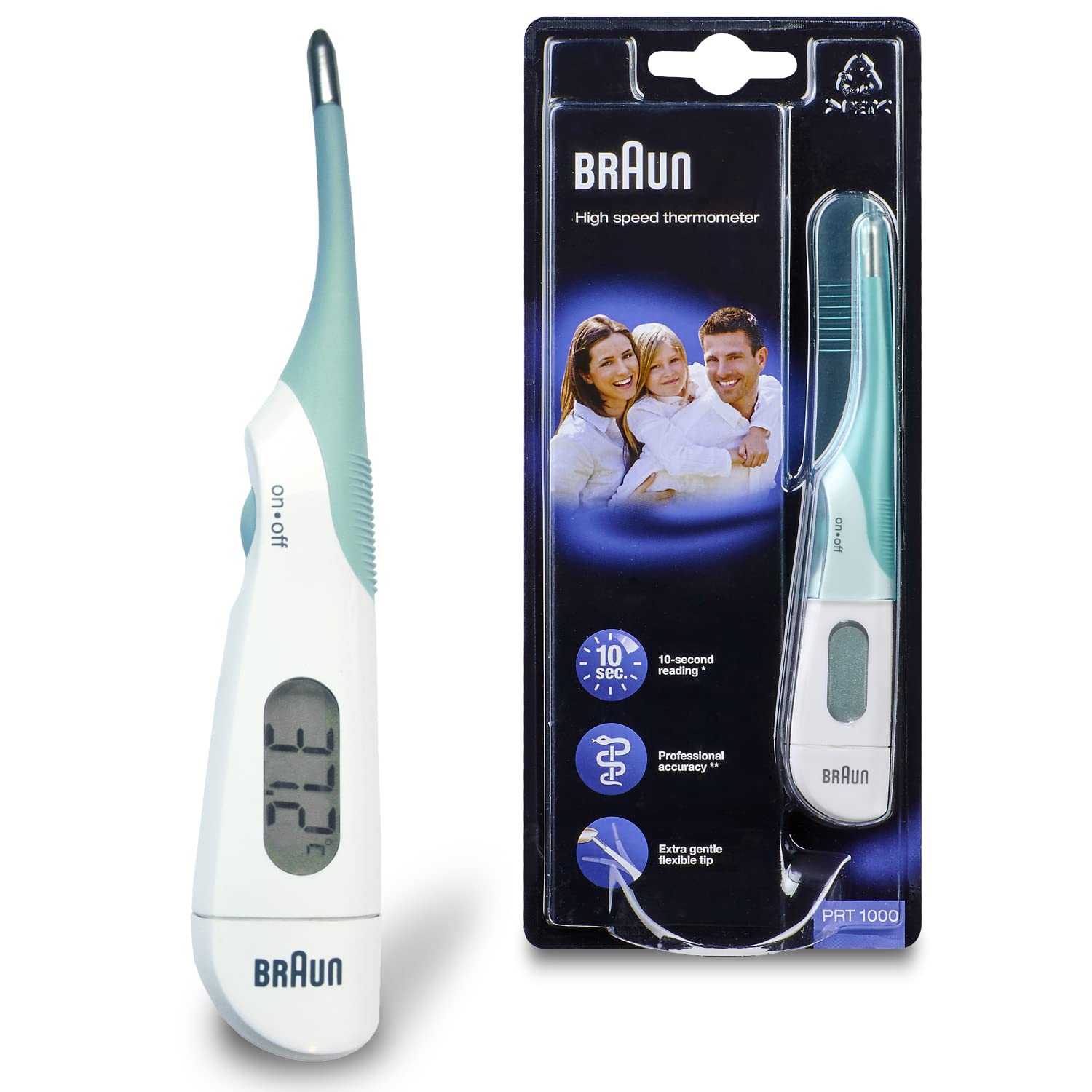 Braun High Speed 3-in-1 Thermometer, PRT1000
