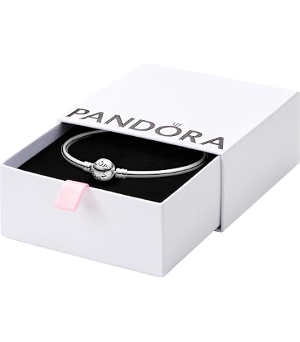 Amazon.com: Pandora Jewelry Moments Sparkling Heart Clasp Snake