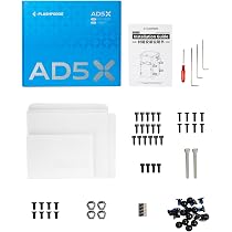 FLASHFORGE AD5X Nozzle Replacement Kit - 0.25mm, 0.4mm, 0.6mm, 0.8