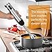 KOIOS 4 in 1 Immersion Hand Blender Powerful 400 Watt 6-Speed Includes Chopper, Whisk, BPA Free Mixing Beaker, for Soups, Smoothie, Baby Food - Stainless Steel