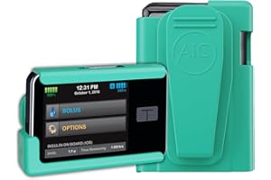 PUG PROTECTIVE GEAR (2023-24 Model) A1C Pump Case, 360 Rotating Case for Tandem Tslim, t:Slim X2, t:Slim G4, Insulin Pump Case Holder for Diabetes (Mint)