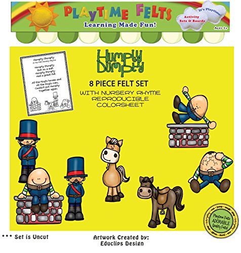 Humpty Dumpty Nursery Rhyme Felt Figures