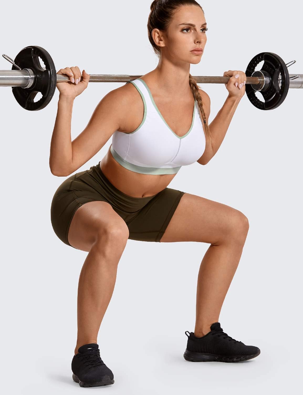SYROKAN Comfort Support Medium Impact Sports Bras for Women Lightweight Wireless Workout Bra at  Women’s Clothing store