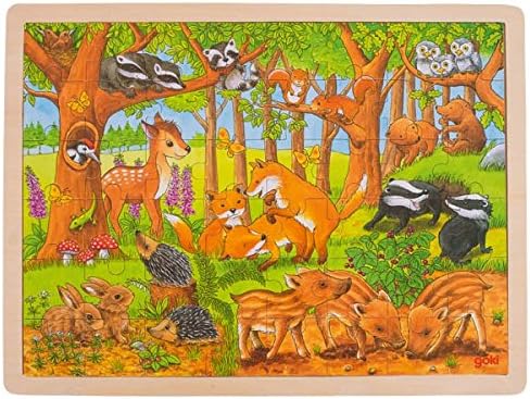 Puzzle Baby Animals In The Forest