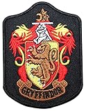 Larger Gryffindor Hogwarts' House Shield Harry Potter Iron On Applique Patch