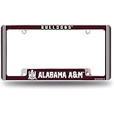 Rico Industries NCAA Classic 12" x 6" Chrome All Over Automotive License Plate Frame for Car/Truck/SUV