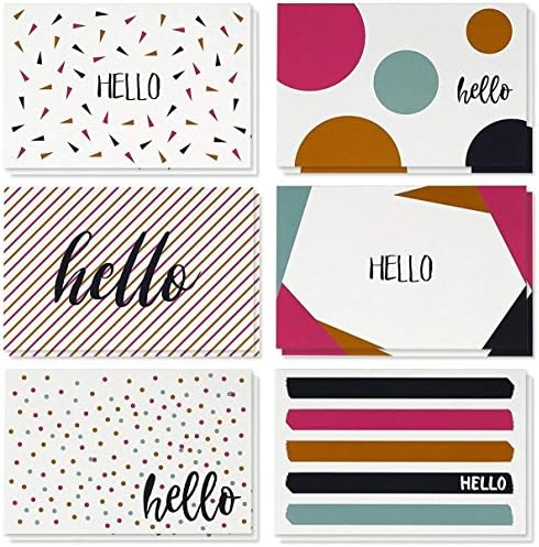 48 Pack All Occasion Assorted Blank on The Inside Note Cards