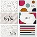 Best Paper Greetings Hello Cards - 4x6 in, 48 Notecards & Envelopes - Multicolor Modern - Blank Inside for Thinking of You & Just Wanted to Say Hi - Hello Note Cards Set