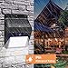 Outdoor Solar Light BENGOO Night Light Waterproof Wireless Wall Lights with Motion Sensor Easy Install Security Appliance for Step, Front Door, Back Yard, Driveway, Garage