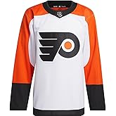 adidas Philadelphia Flyers Mens Road Authentic 2023-24 Primegreen Jersey (54/X-Large) White
