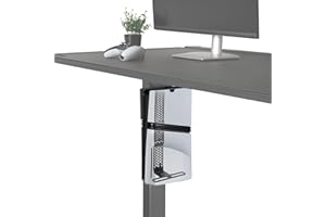 Glistco Vertical Stealth Mount for PS5, PS5 Slim & PS5 Pro - Under Desk Mount for Space-Saving - Vertical Desk Mount for Secure and Stable Console Placement