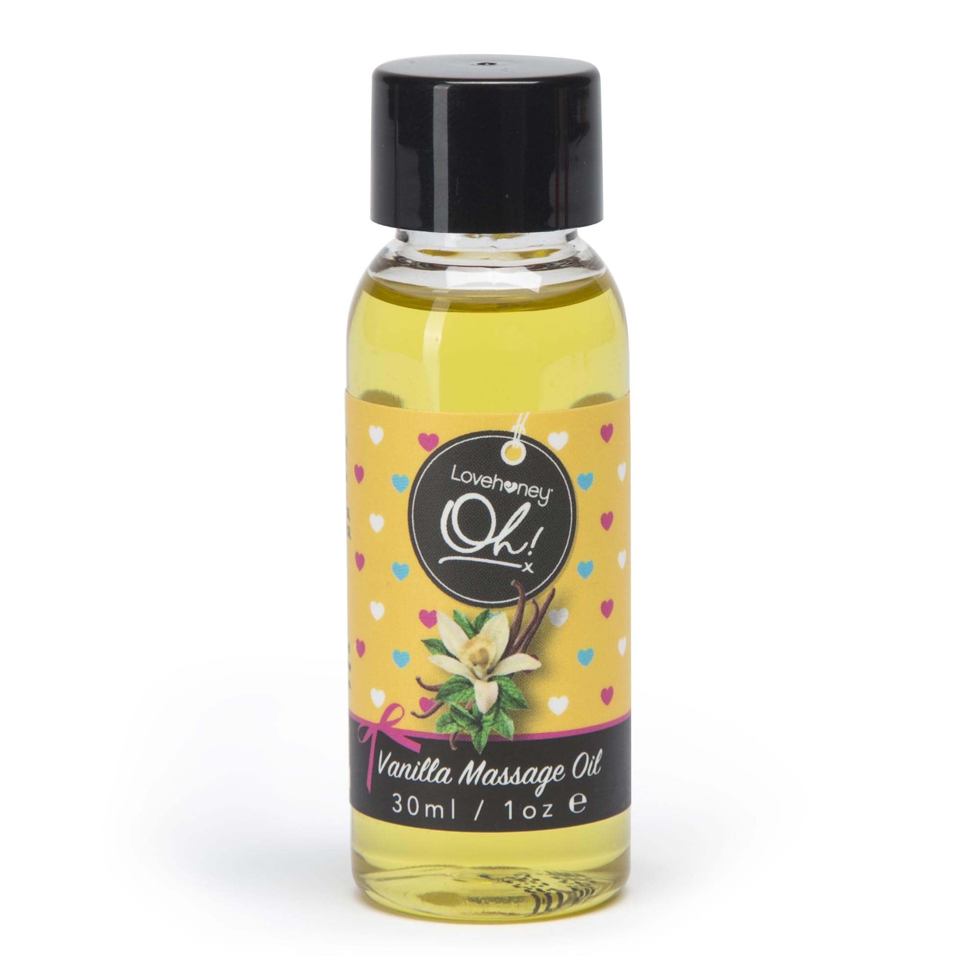 Lovehoney Vanilla Massage Oil - Infused with Essential Oils - Vegetarian Friendly - 30ml