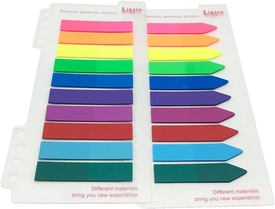 Tab color. Sticky index notes, color. 110508 color.