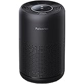 HEPA Air Purifier for Bedroom – Filters Smoke Dander Hair Odors - Portable with Fragrance Sponge - Sleep Mode and Speed Control - AC300 (Black)