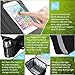 Bike Handlebar Bag, Bike Basket with | 2 Mesh Pockets – Cold & Warm Insulation – Reflective Stripe – Touchable Transparent Phone Pouch | Bicycle Front Bag, Bike Pouch for Cycling, Women, Cruisersthumb 2