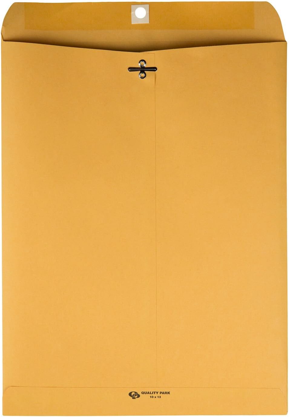 Quality Park 9 x 12 Clasp Envelopes with Deeply Gummed Flaps, Great for Filing, Storing or Mailing Documents, 28 lb Brown Kraft, 250 per Box (37590) : Office Products