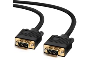 Cmple - VGA SVGA Cable Gold Plated Connectors Male to Male Support Full HD Displays HDTVs Monitors Projectors - 50 Feet