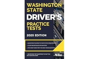 Washington State Driver’s Practice Tests: + 360 Driving Test Questions To Help You Ace Your DMV Exam. (Practice Driving Tests)
