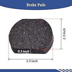 Getfarway 4Pcs Heavy Duty Go Cart Brake Pads