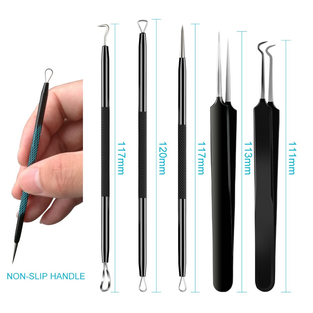 Review for Blackhead Remover Tool,Sedremm 5 in 1 Acne Pimple Extractor