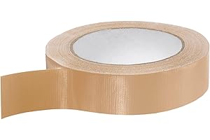 YOKIVE Book Tape, 11 Yard Cloth Book Durable Repairing Tape, Great for Repairing, Book Binding, Floor Marking (Brown, 1-Inch)