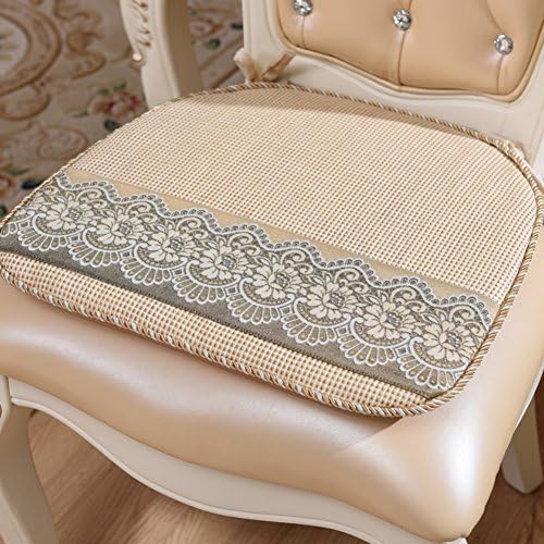 YDWJ Flounced lace flower cushion/Small green plaid removable cushion-A 43x43cm(17x17inch)