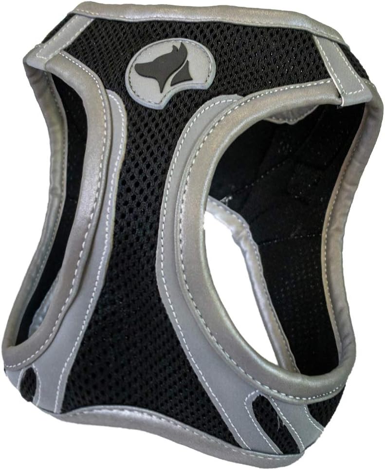 Croci Reflect Hiking Harness, Small, Black