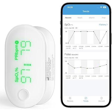 thumbnail image 2 of CONTEC Pulse Oximeter - Fitness & Wellness SPO2 Monitor, Heart Rate & Oxygen Levels, USA Seller 2 of 4