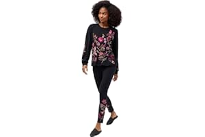 Johnny Was Penellope Legging Cotton Floral Embroidered Leggings Pants Black New