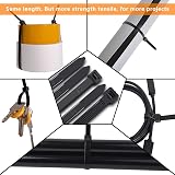 JQKX Cable Ties Black 300mm 7.6mm 70kg UL PA66 100pcs UV Resistant Heavy Duty view 7