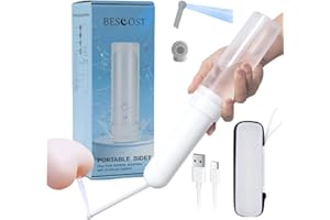 BESCOST Portable Bidet for Travel – Rechargeable High Pressure Electric Sprayer | IPX7 Waterproof 3 Wash Modes | USB-C | Suitable for Personal Hygiene, Postpartum Care&General Use